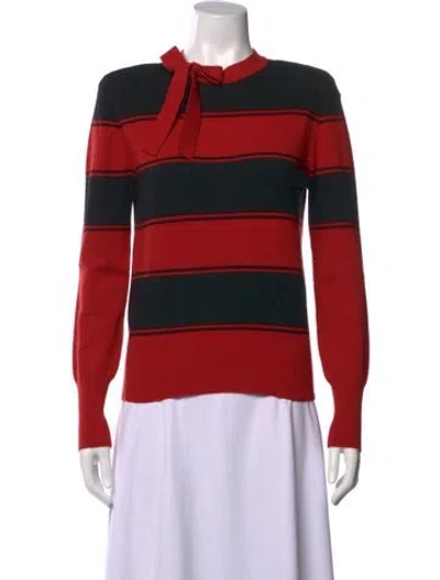 Pre-owned Sonia Rykiel Vintage Wool Sweater In Red