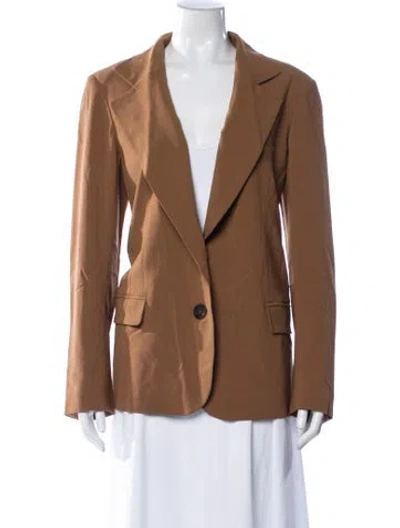 Pre-owned Sonia Rykiel Virgin Wool Blazer In Brown
