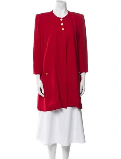 Pre-owned Sonia Rykiel Virgin Wool Evening Jacket In Red