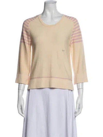 Pre-owned Sonia Rykiel Virgin Wool Striped Set In Neutral