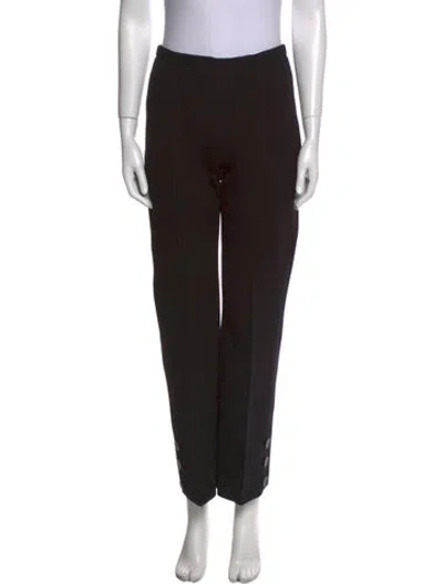 Pre-owned Sonia Rykiel Wide Leg Pants In Black