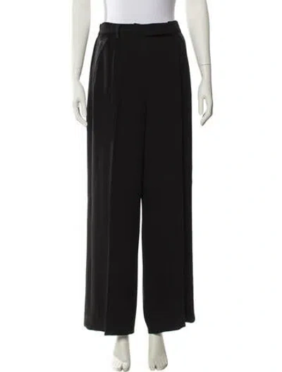 Pre-owned Sonia Rykiel Wide Leg Pants In Black