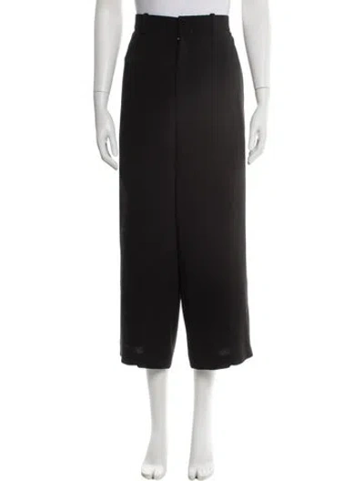 Pre-owned Sonia Rykiel Wide Leg Pants In Black