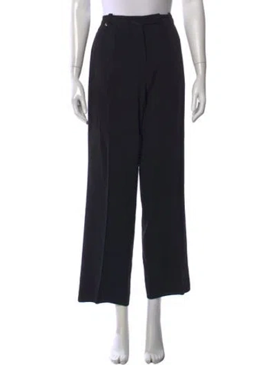 Pre-owned Sonia Rykiel Wide Leg Pants In Black