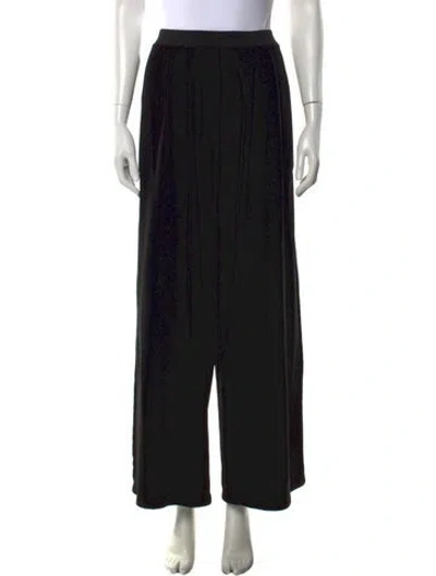 Pre-owned Sonia Rykiel Wide Leg Pants In Black