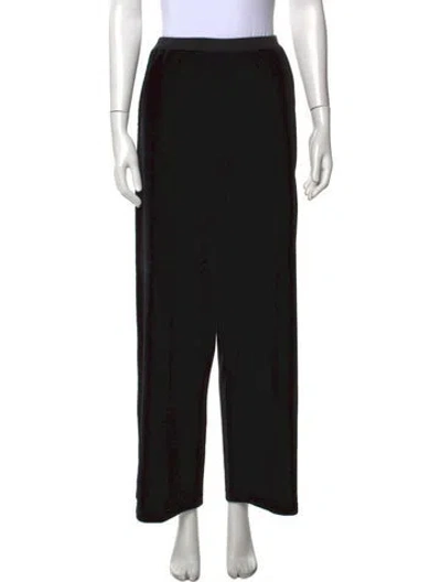 Pre-owned Sonia Rykiel Wide Leg Pants In Black