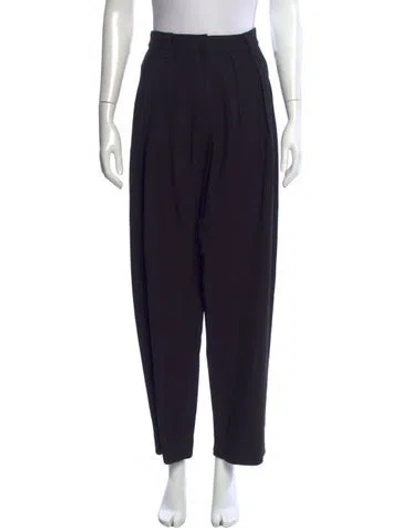 Pre-owned Sonia Rykiel Wide Leg Pants In Black