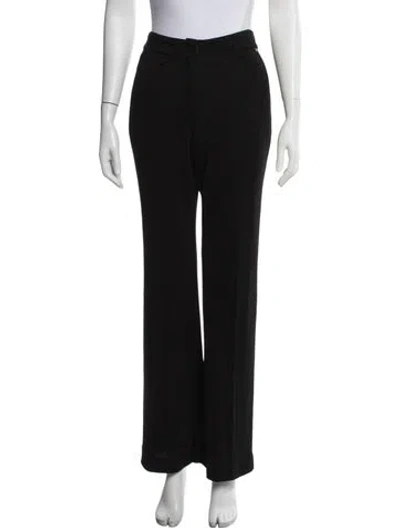 Pre-owned Sonia Rykiel Wide Leg Pants In Black