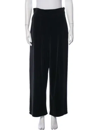 Pre-owned Sonia Rykiel Wide Leg Pants In Black