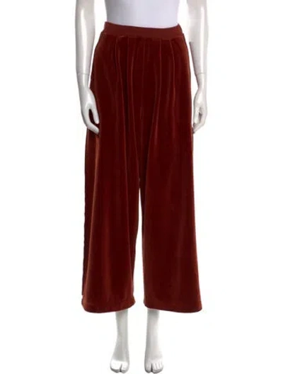 Pre-owned Sonia Rykiel Wide Leg Pants In Brown