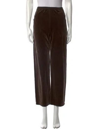 Pre-owned Sonia Rykiel Wide Leg Pants In Brown