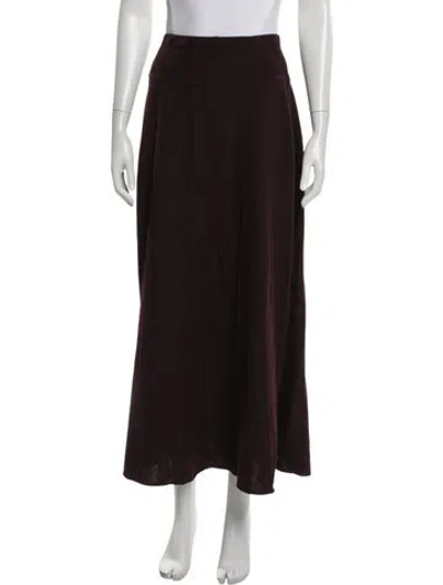 Pre-owned Sonia Rykiel Wide Leg Pants In Burgundy