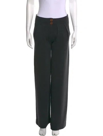 Pre-owned Sonia Rykiel Wide Leg Pants In Green