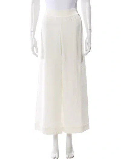 Pre-owned Sonia Rykiel Wide Leg Pants In Neutral