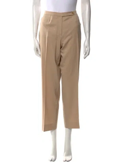 Pre-owned Sonia Rykiel Wide Leg Pants In Neutral
