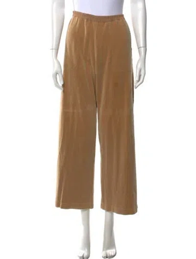 Pre-owned Sonia Rykiel Wide Leg Pants In Neutral