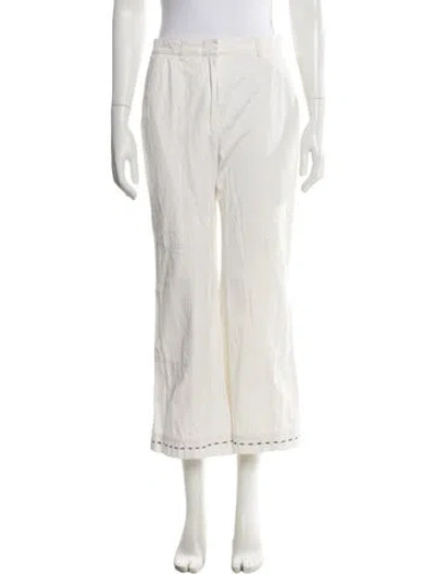 Pre-owned Sonia Rykiel Wide Leg Pants In Neutral