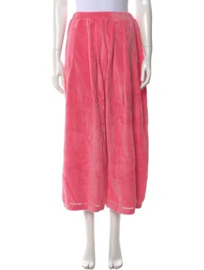 Pre-owned Sonia Rykiel Wide Leg Pants In Pink