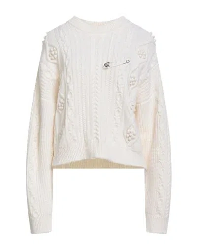 Sonia Rykiel Woman Sweater Ivory Size M Wool
