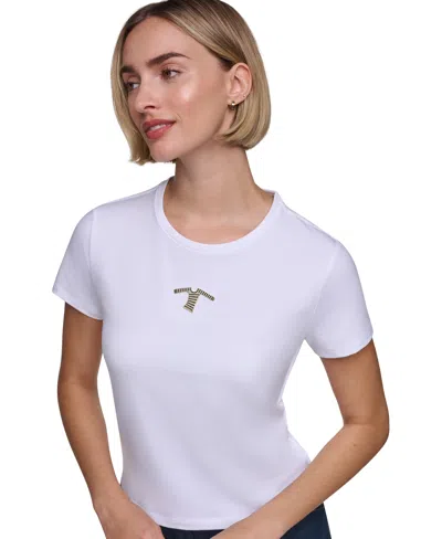 Sonia Rykiel Women's Crewneck Short-sleeve T-shirt In Bright White