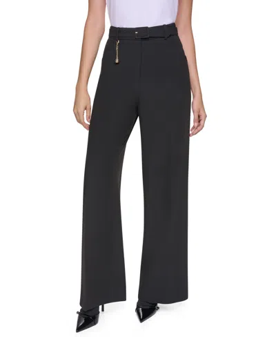 Sonia Rykiel Women's Mid-rise Belted Straight Pants In Black