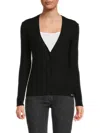 Sonia Rykiel Women's Ribbed Knit Cardigan In Black