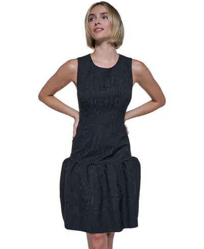 Sonia Rykiel Women's Sleeveless Drop-waist Fit & Flare Dress In Black