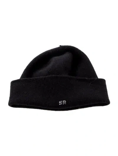 Pre-owned Sonia Rykiel Women's Wool Beanie In Black