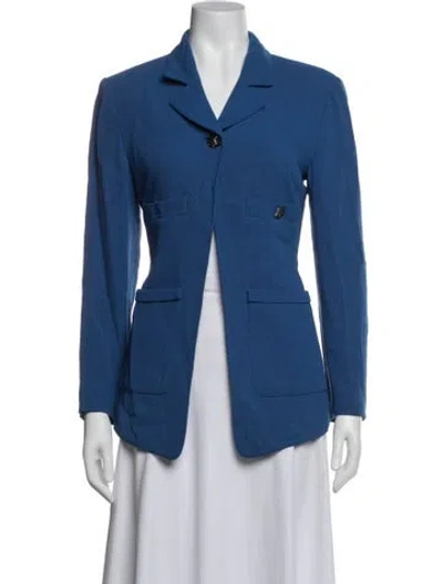 Pre-owned Sonia Rykiel Wool Blazer In Blue