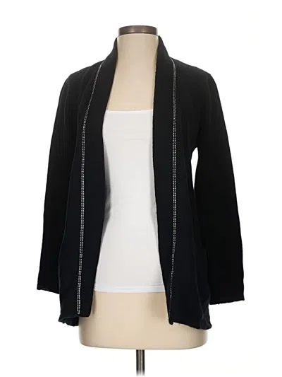 Pre-owned Sonia Rykiel Wool Cardigan Sweater In Black