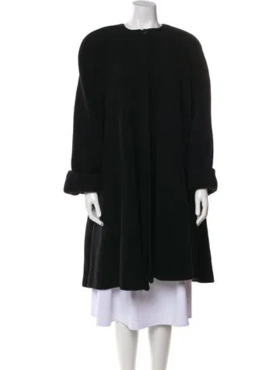 Pre-owned Sonia Rykiel Wool Coat In Black
