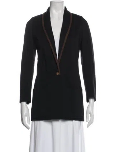 Pre-owned Sonia Rykiel Wool Coat In Blue