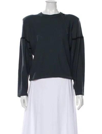 Pre-owned Sonia Rykiel Wool Crew Neck Sweater In Gray