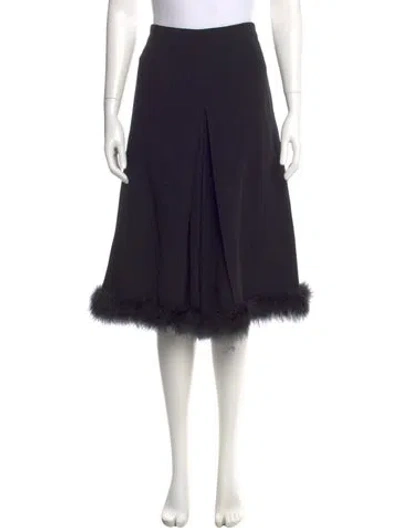 Pre-owned Sonia Rykiel Wool Knee-length Shorts In Black