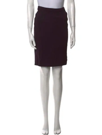 Pre-owned Sonia Rykiel Wool Knee-length Skirt In Black