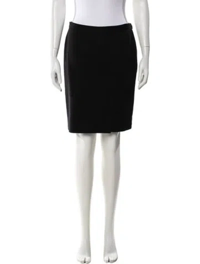 Pre-owned Sonia Rykiel Wool Knee-length Skirt In Black
