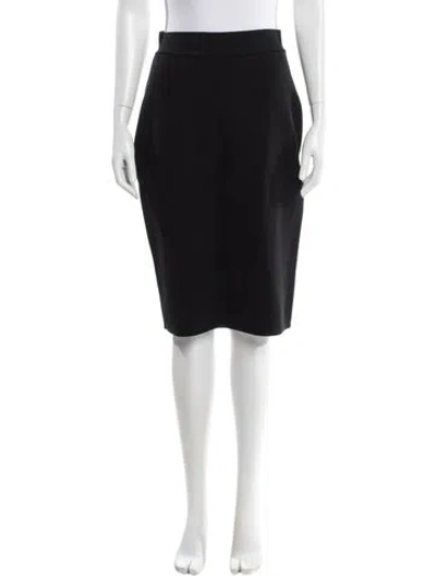 Pre-owned Sonia Rykiel Wool Knee-length Skirt In Blue