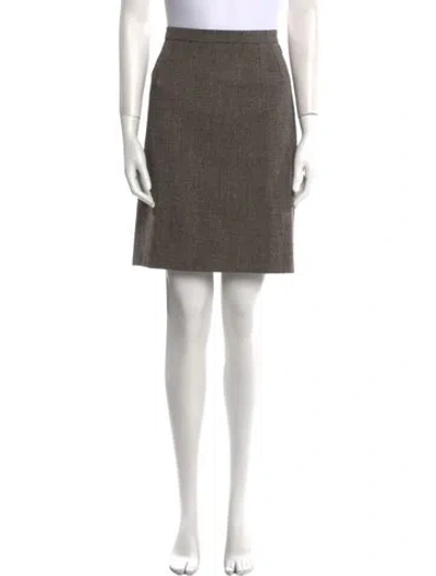 Pre-owned Sonia Rykiel Wool Knee-length Skirt In Gray