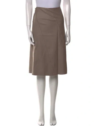 Pre-owned Sonia Rykiel Wool Knee-length Skirt In Neutral