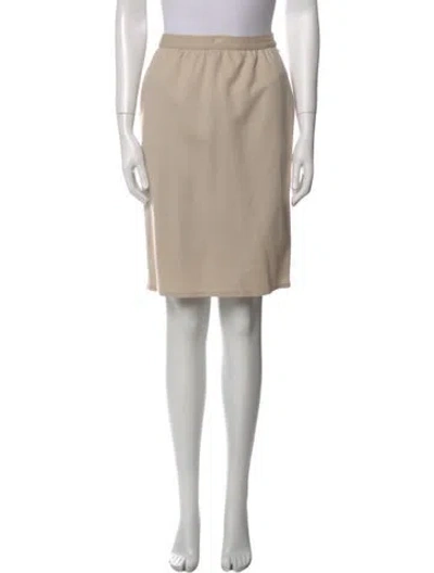 Pre-owned Sonia Rykiel Wool Knee-length Skirt In Neutral