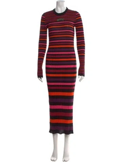 Pre-owned Sonia Rykiel Wool Long Dress In Red