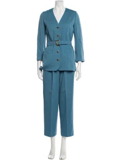 Pre-owned Sonia Rykiel Wool Pantsuit In Blue