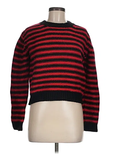 Pre-owned Sonia Rykiel Wool Pullover Sweater In Red
