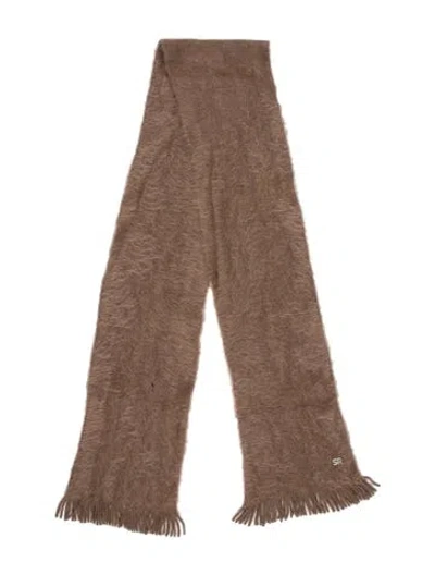 Pre-owned Sonia Rykiel Wool Scarf In Brown