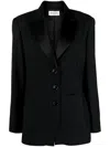 Sonia Rykiel Wool Single-breasted Blazer In Black