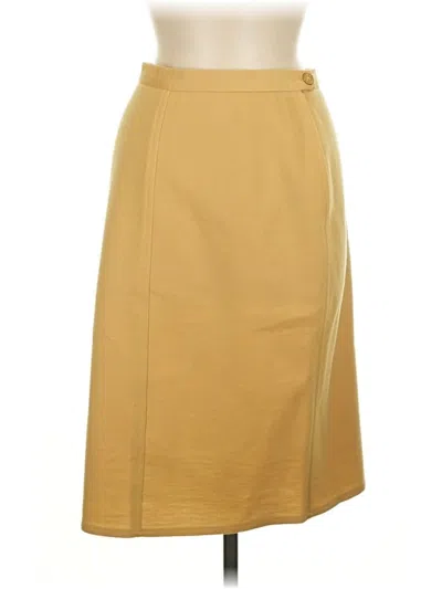 Pre-owned Sonia Rykiel Wool Skirt In Yellow