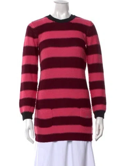 Pre-owned Sonia Rykiel Wool Striped Sweater In Multicolor