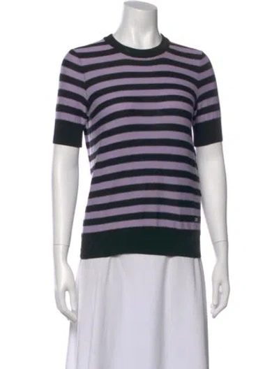 Pre-owned Sonia Rykiel Wool Striped T-shirt In Multi