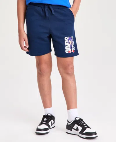 Sonic Kids' Boys' 5-20 Gold Rings Shorts In Blue