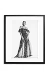Sonic Editions Diana Ross Poses Print; 16x20 In Black